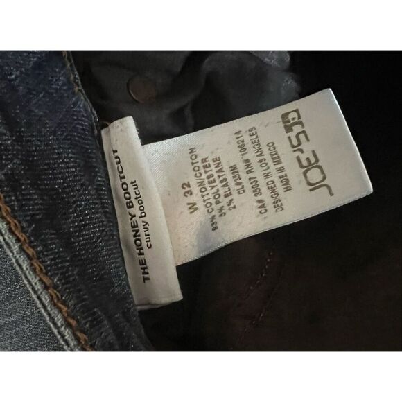 Joes Jeans Honey Bootcut Jeans curvy medium wash Distressed Denim Women 12 (32) - Picture 8 of 8